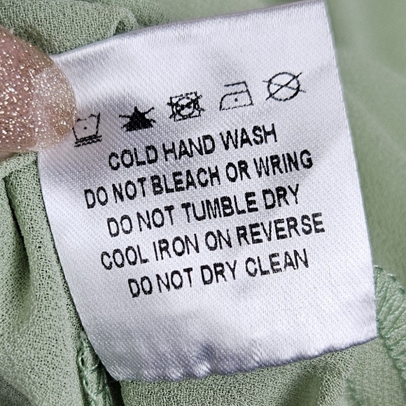 Princess Polly Green Mesh Tie Front Cardian Bell Sleeve Sz 10 Hippie Boho Fairy - Picture 7 of 7